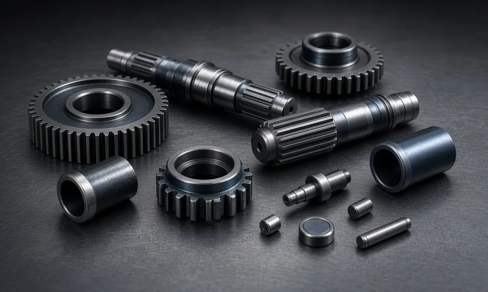 Heat-treated and machined steel components for OEM supply